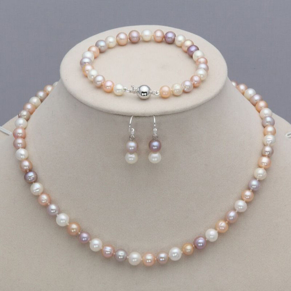 Pearl Necklace Set